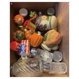Box of Misc Salt and Pepper Shakers