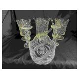 6 Pieces of Crystal Glassware