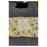 Yellow Baby Circus Quilt