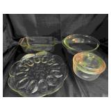 Box of Pyrex Glassware and Misc