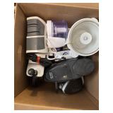 Box of Kitchen Appliances and Misc