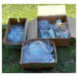3 Boxes of Misc Glassware