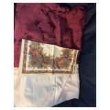 Tote of Misc Placemats and Table Cloths