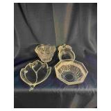 Box of Clear Misc Glassware