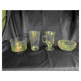 Box of Misc Clear Glassware