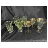 2 Boxes of Clear Stemware and Mugs