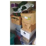 10+ Boxes of Christmas Decorations