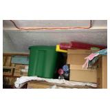 Shelf of Decorative Mesh and Misc