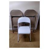 5 Metal Folding Chairs
