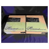 2 Homestead Glass Snack Sets