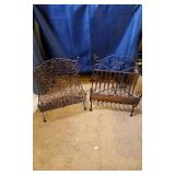 2 Metal Magazine Racks