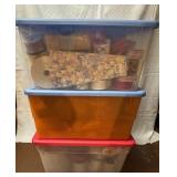 3 Totes of Ribbon