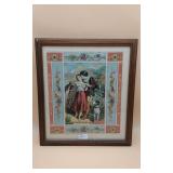 1925 Zimmer & Co Tabacco advert in frame