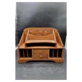 Soild Oak Desktop Organizer