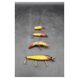 4 South Bend & Helin Tackle Fishing Lures