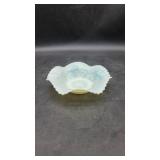 Northwood Custard "Grape & Cable"  Bowl w/Basket w
