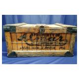 Acme Steel Company Wooden Shipping Crate