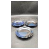3 "Blue Ridge" Iron Mountain Bread & Butter Plates