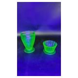 Custard Cup & Jeannette Footed Juice tumbler