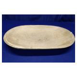 19th Century Wooden Trench Dough Bowl