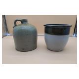 2 One Gallon Crocks.