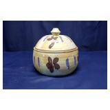 Studio Pottery Bowl with Lid, Signed