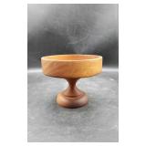 Wooden Pedestal Bowl