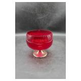 Gorham Ruby Red Glass Centerpiece Bowl