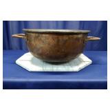 2 Handle Copper Chocolate Makers Pot