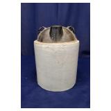 Two-Tone Stoneware Whiskey Jug