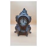 1910 Cast Iron "Diana" Mantle Clock