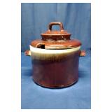 McCoy Pottery Brown Stoneware Bean Pot with