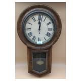 1900 New Haven Schoolhouse Regulator Wall Clock
