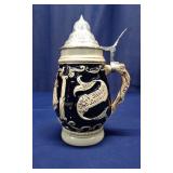 Pot Belly German Pottery Stein