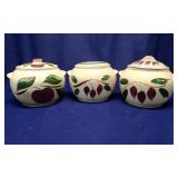 3 Various Watt Pottery Cookie Jars
