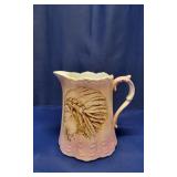 Vintage "Old Sleepy Eye" Ceramic Pottery Pitcher