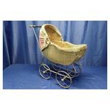 Victorian Wicker Baby Carriage