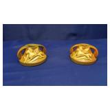 "Zephyr Lily"  Roseville Candle Holders