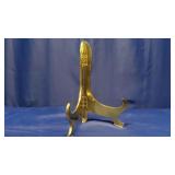 Hinged Brass Plate Display Stand