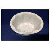White Ceramic Victorian Jelly/Pudding Mould
