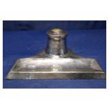 Chrome-Plated Art Deco Inkwell