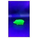 Green Urainium Pig Paper weight
