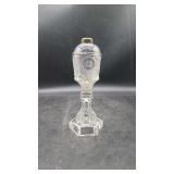 "Horn of Plenty" Early American Glass Oil Lamp