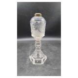 "Horn of Plenty" Early American Glass Oil Lamp