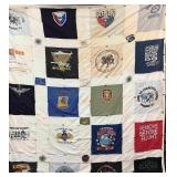 Handmade Military T-shirt Quilt