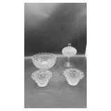 Fostoria American Clear Pressed Glass Items