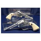 2 Leslie-Henry Diamond H "Laramie" Toy Cap Guns