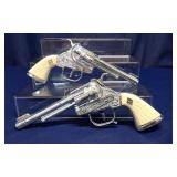 2 Leslie-Henry Diamond H "Laramie" Toy Cap Guns