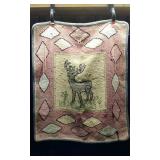 White-Tail Deer Hooked Rug