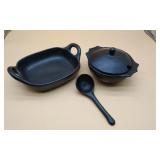 La Chamba Pottery, Roasting Pan & Stewpot With Lid